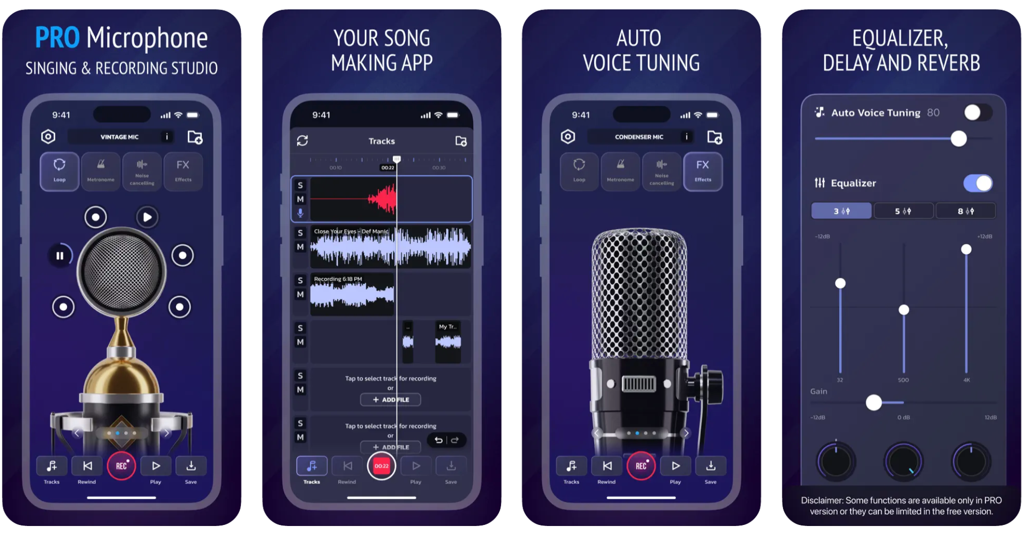 Pro Microphone screenshots